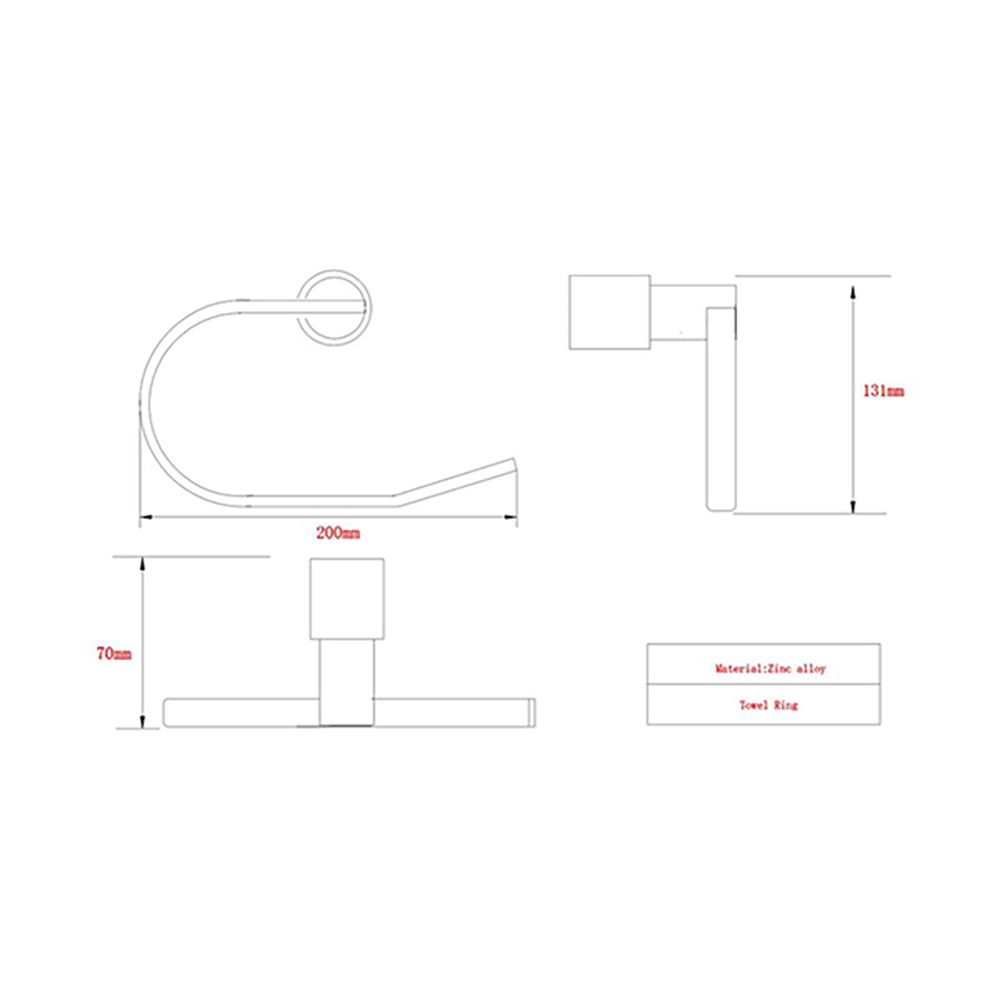 Hugo Towel Ring