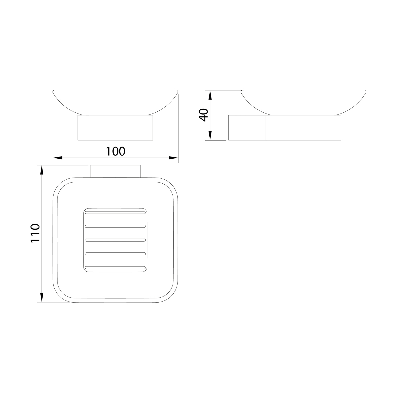 Isla Soap Dish & Holder