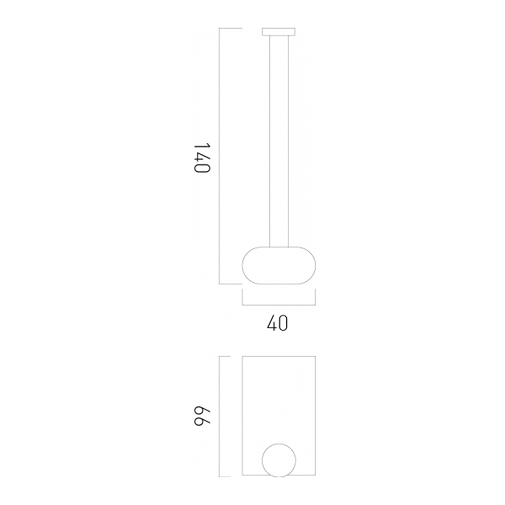 Vado Photon Spare Toilet Roll Holder