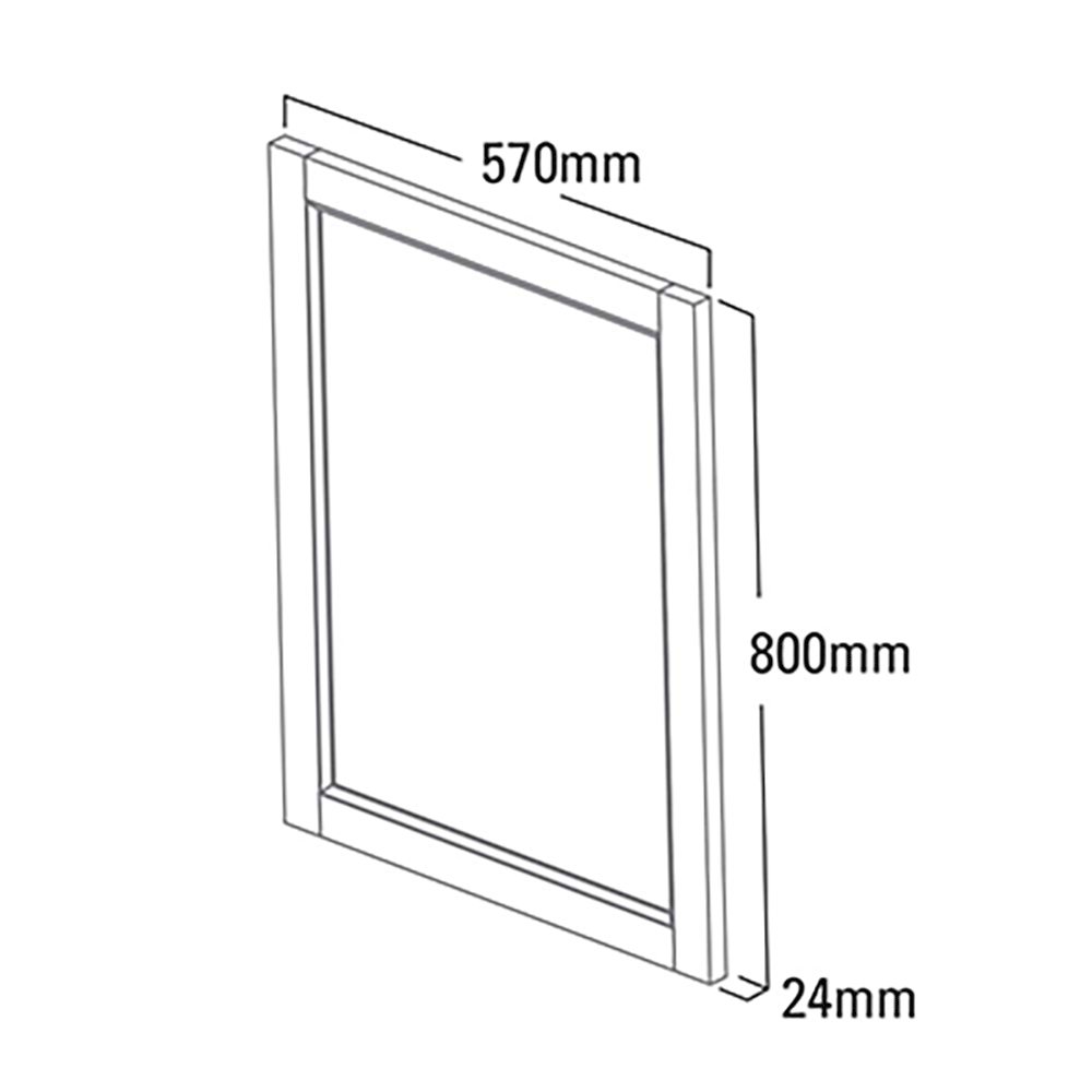 Roper Rhodes Hampton Mirror - 570 x 800mm