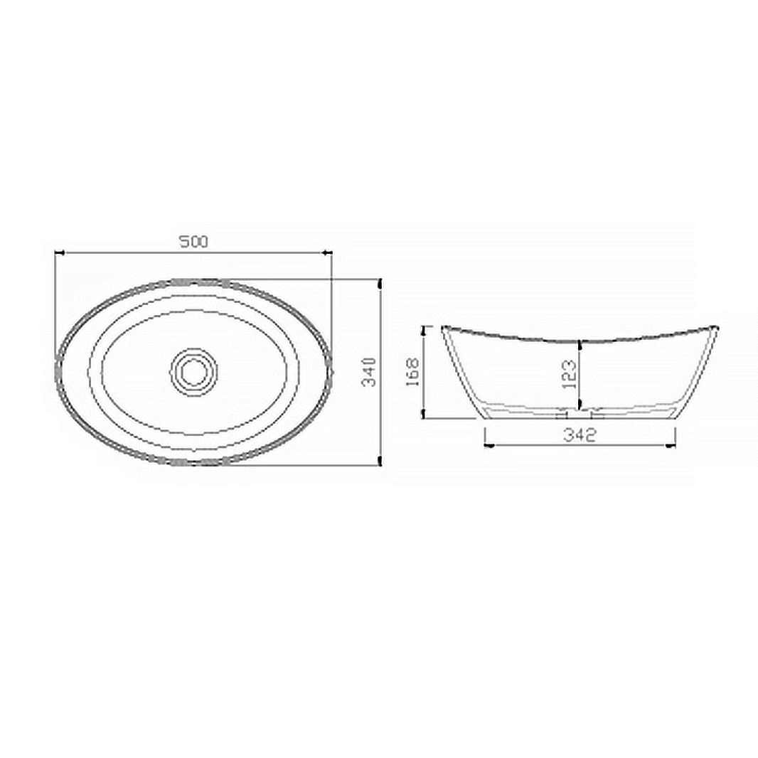 Butler & Rose Audrey Stone Resin Countertop Basin