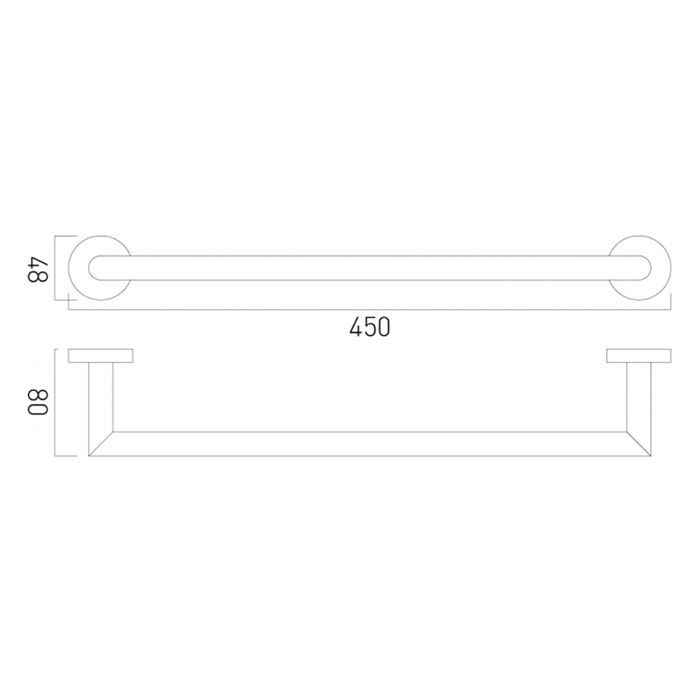 Vado Spa Towel Rail - 450mm