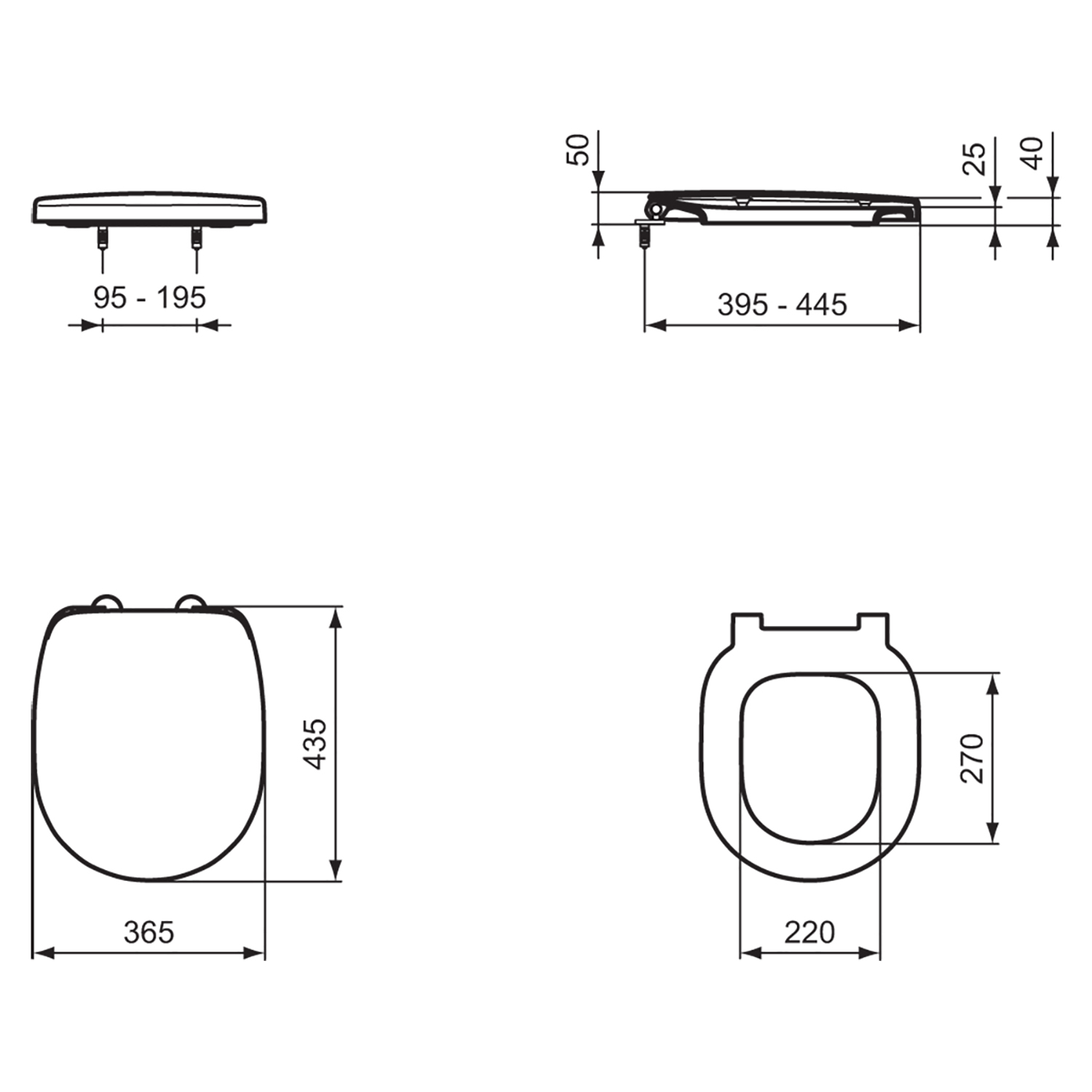 Ideal Standard Concept Soft Close Toilet Seat