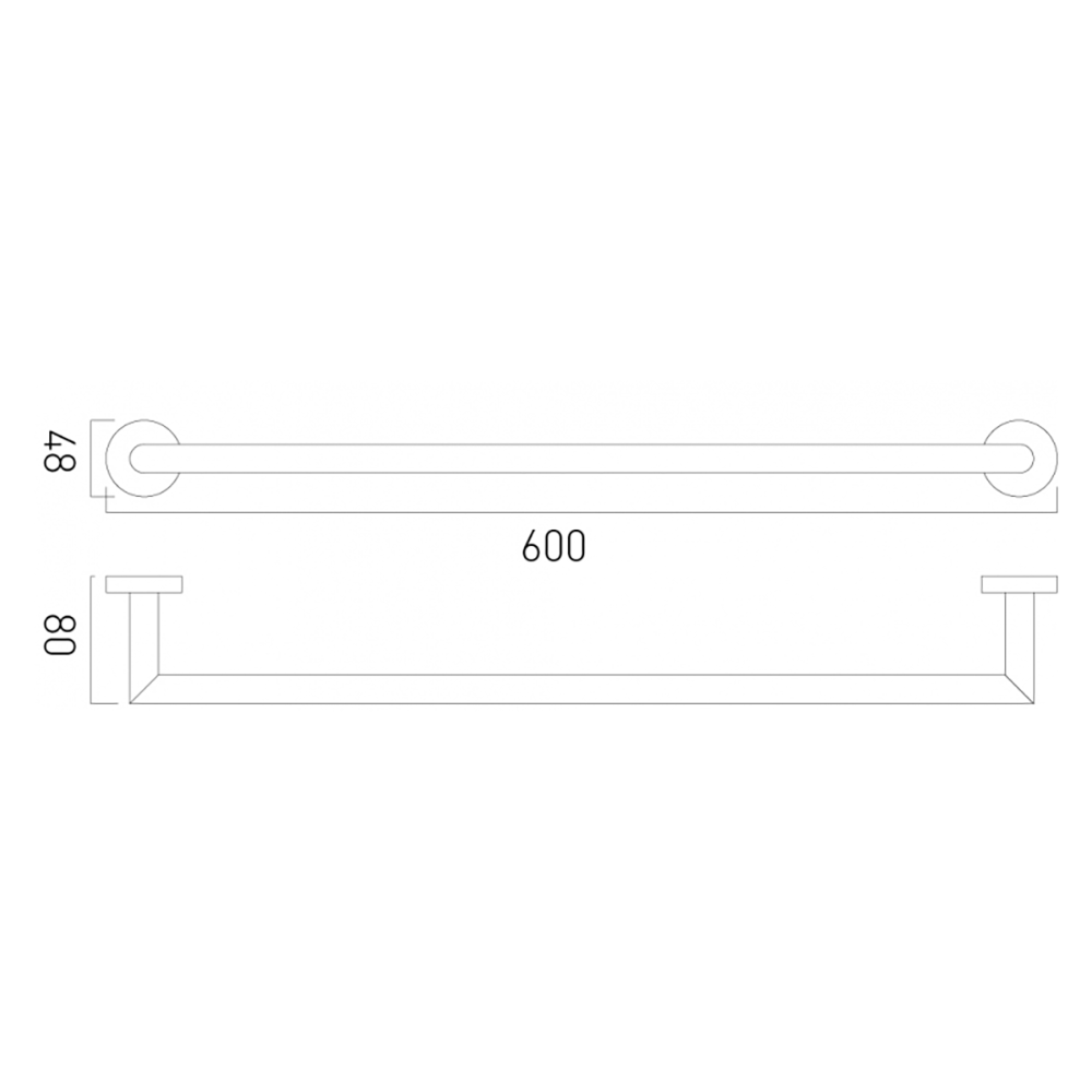 Vado Spa Towel Rail - 600mm