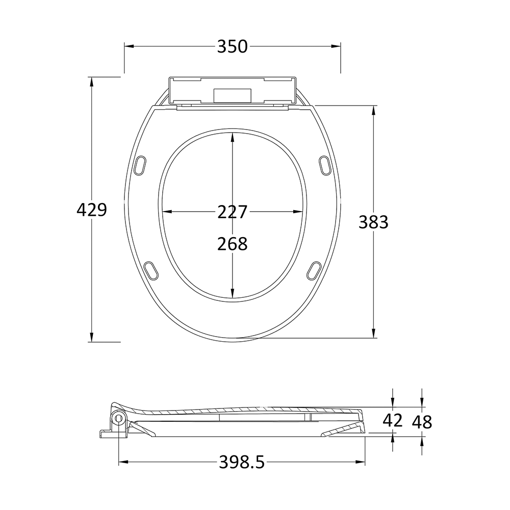 Butler & Rose Winston Budget Soft Close Toilet Seat
